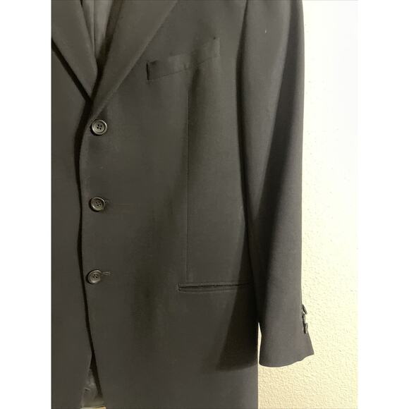 armani collezioni, Wool suit blazer Jacket, black, made in italy, Size 42/R - Picture 2 of 8